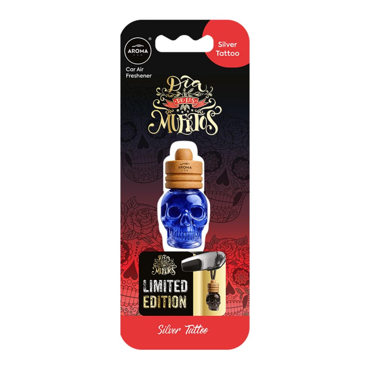 Ароматизатор Aroma Car Dia De Los Muertos Wood Silver Tattoo