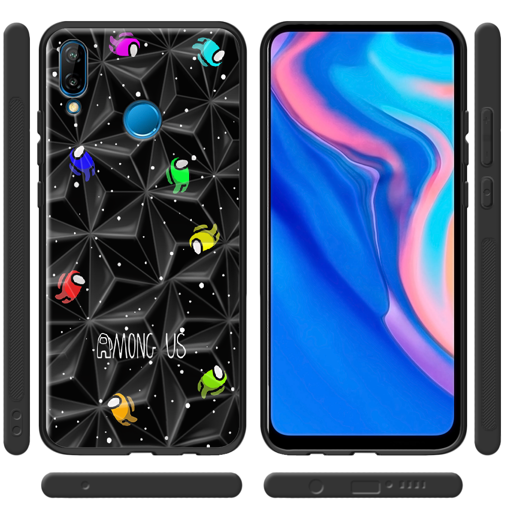 Чохол Boxface Huawei P20 Lite Among Us Invisible Чорний силікон із призмою(33127-bk76-37849) - фото 2