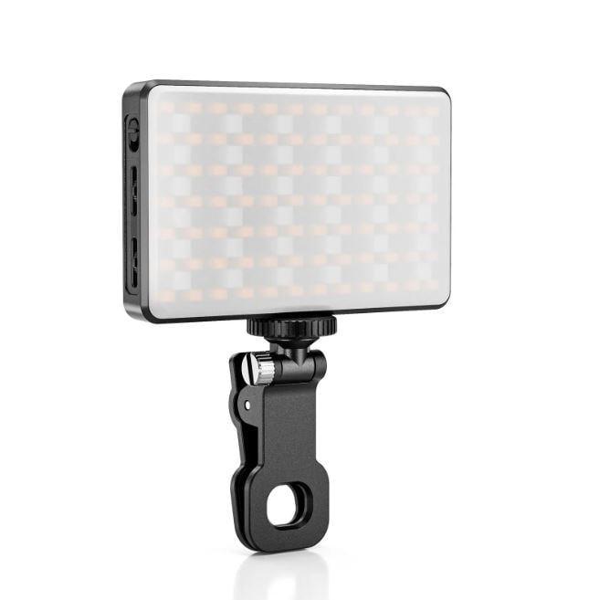 Постоянный свет накамерный с аккумулятором и зажимом RGB LAMP AND 5265 Черный (33094824)