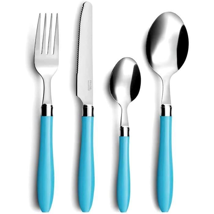 Набор столовых приборов Amefa 16 шт. Бирюзовый Набор столовых приборов Amefa 16 шт. Бирюзовый