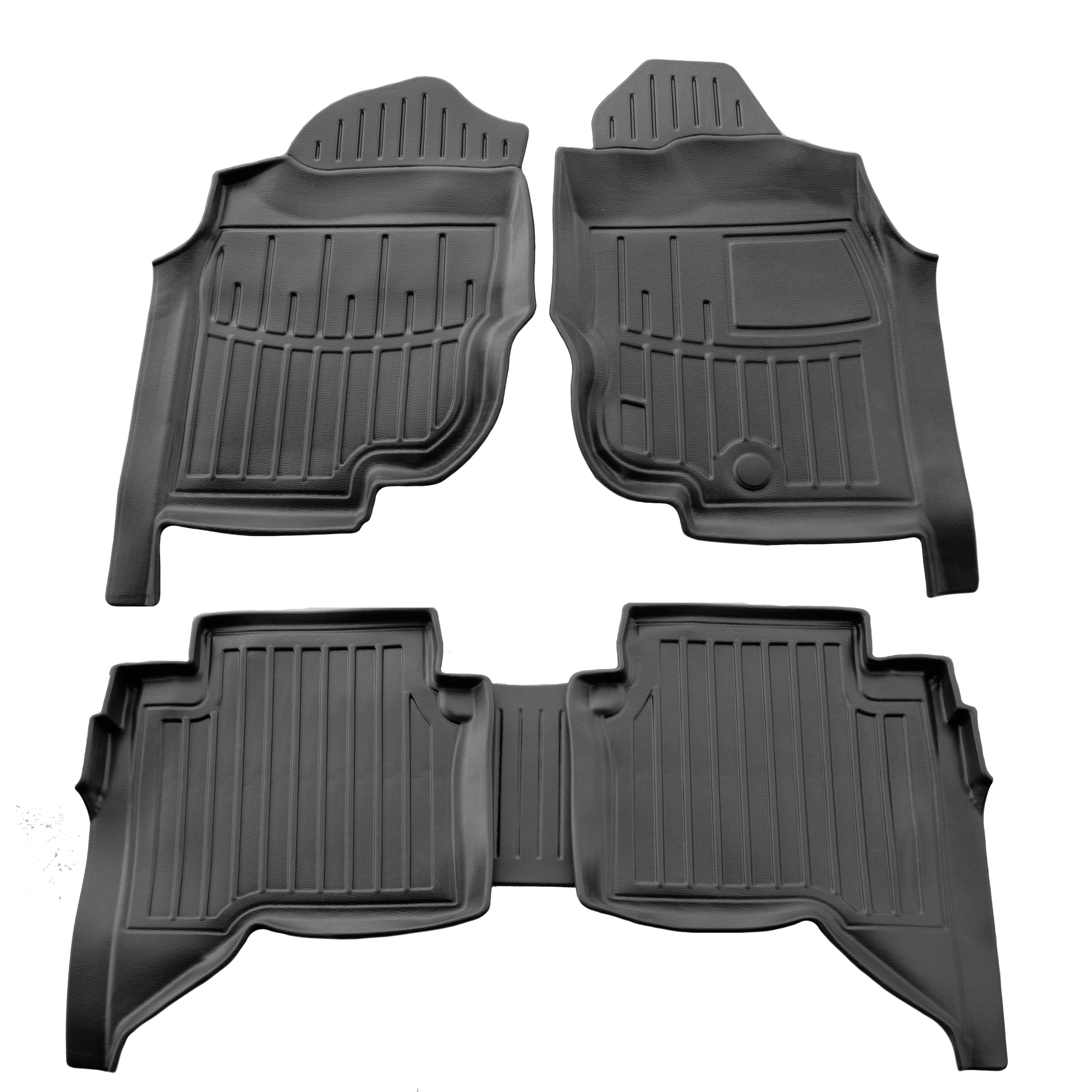 Коврики Stingray 3D для Toyota Hilux 2006-2015 рр. полиуретан 5 шт. Черный (158654)
