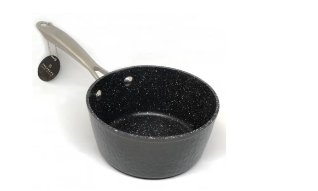 Ківш Edenberg EB-3673 з антипригарним мармуровим покриттям на 1,4 л з кришкою Чорний (3673) - фото 3 Ківш Edenberg EB-3673 з антипригарним мармуровим покриттям на 1,4 л з кришкою Чорний (3673) - фото 3