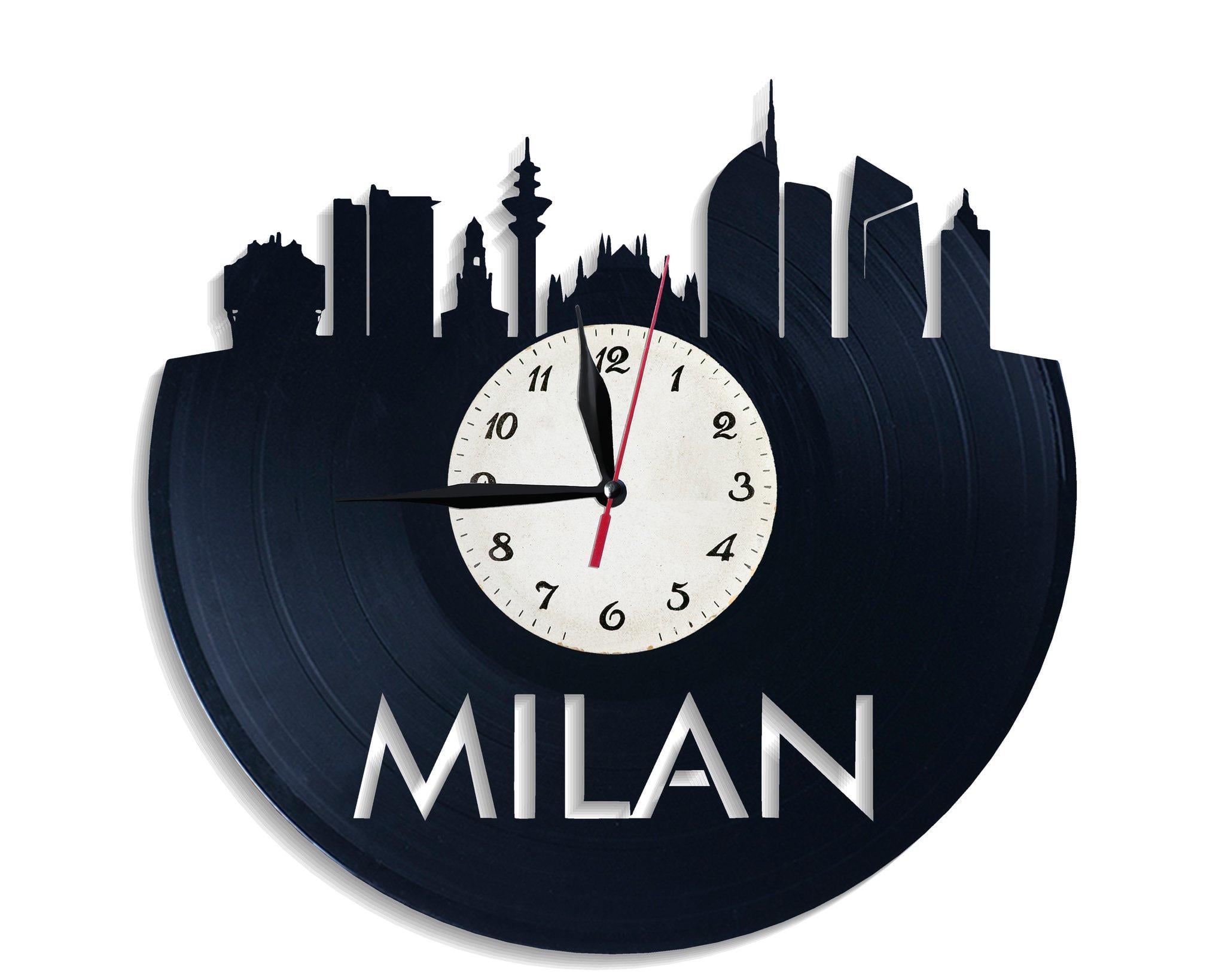 Часы настенные Милан 2737 из виниловой пластинки