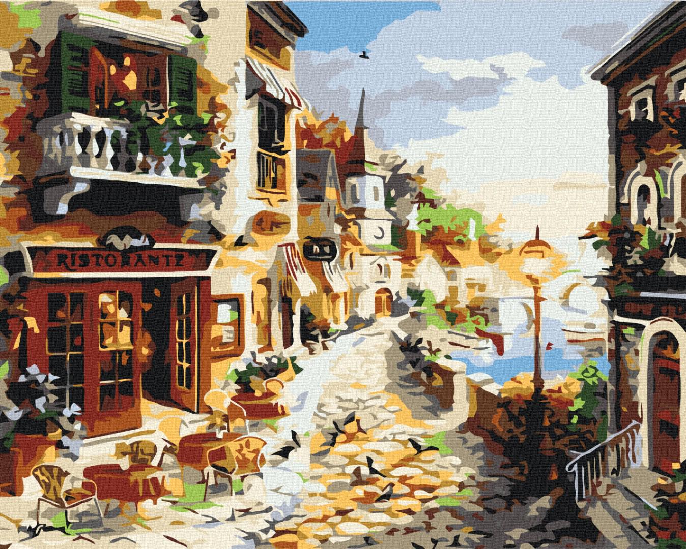 Картина за номерами Brushme Казкова вулиця 48x60 см (BS7233L)