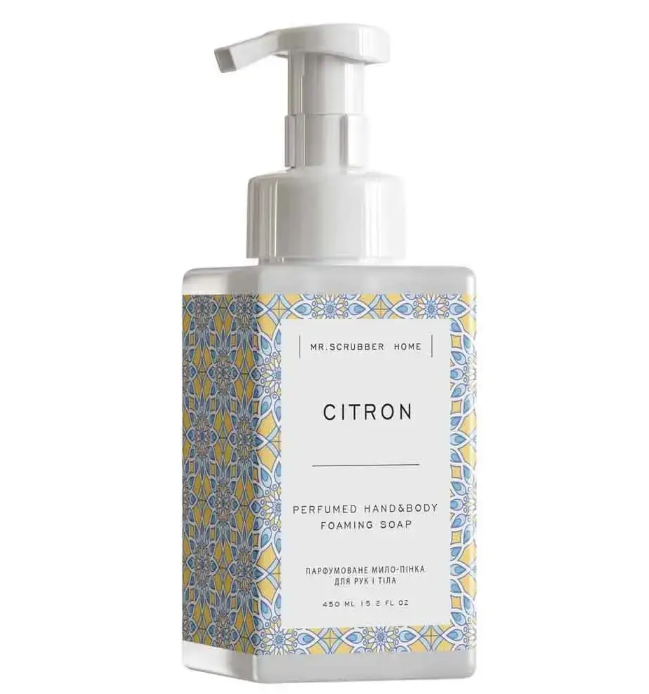 Парфюмированное мыло-пенка для рук и тела Mr.SCRUBBER Citron 450 мл (2002020564)