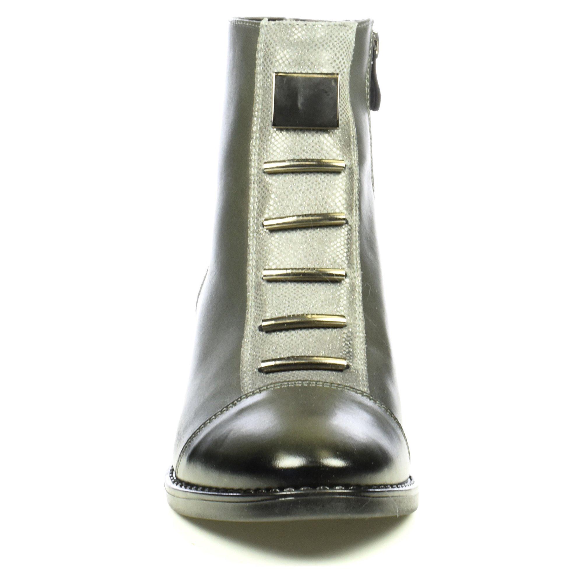 Черевики осінні жіночі Contes р. 40 Сірий (05316-40) - фото 9 Черевики осінні жіночі Contes р. 40 Сірий (05316-40) - фото 9