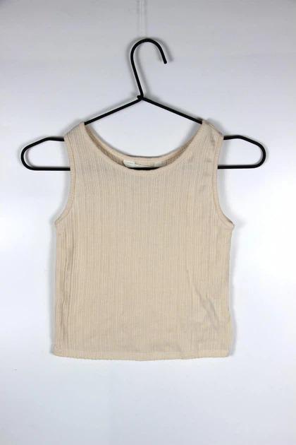 Майка H&M 1241179 92 см Молочный Майка H&M 1241179 92 см Молочный