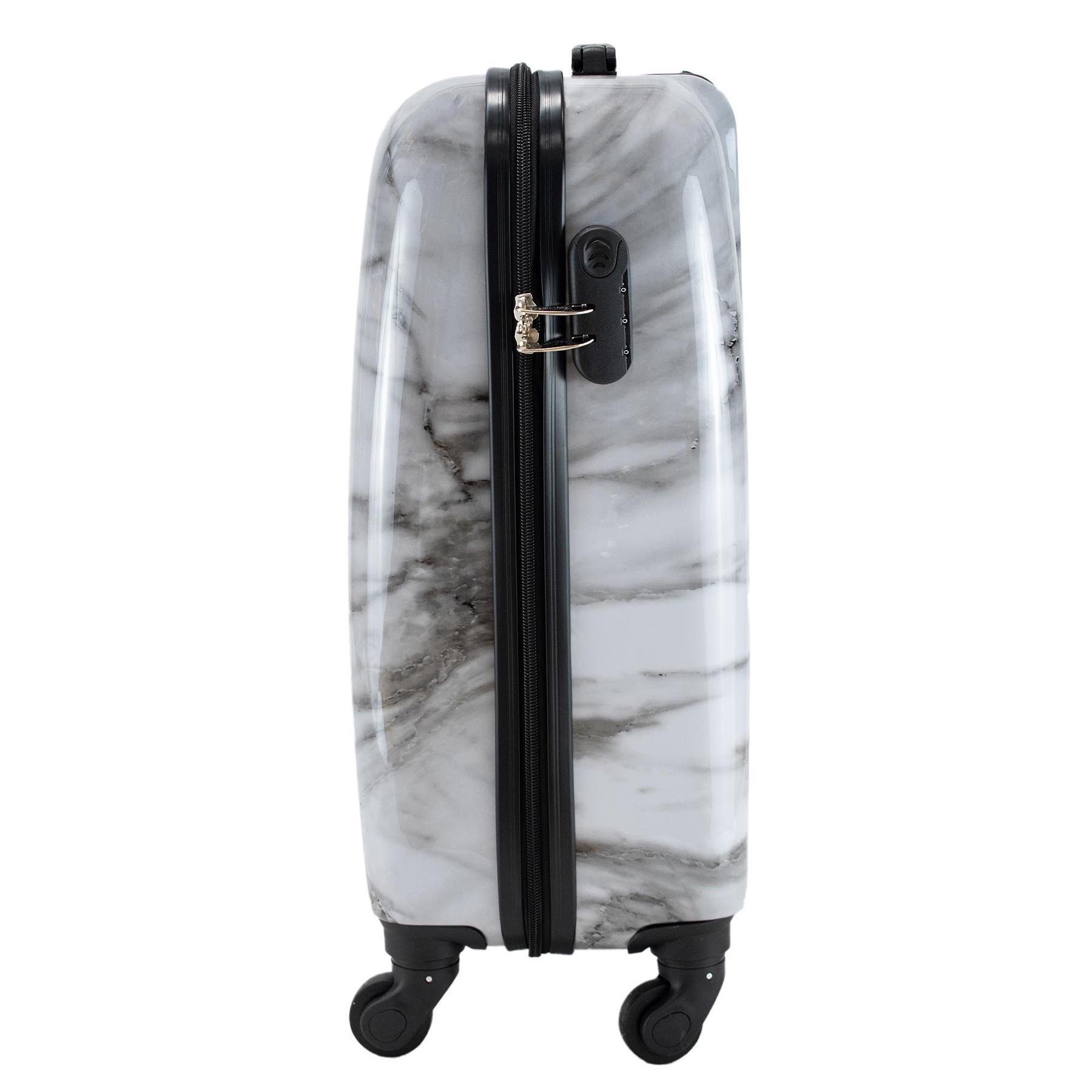 Чемодан SEMI LINE 20" S White Marble (T5731-1) - фото 5
