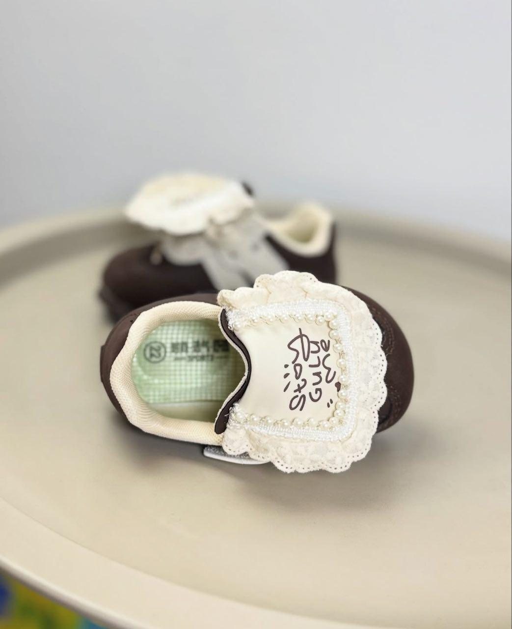 Кроссовки детские 1487 р. 23 Коричневый (25338881) - фото 3