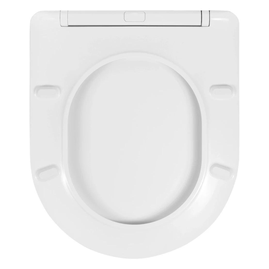 Унитаз подвесной Kroner Harz WHI483632 TORNADO безободочный с сиденьем Slim Duroplast 320х365 мм Белый (KE523629WHIR) - фото 10 Унитаз подвесной Kroner Harz WHI483632 TORNADO безободочный с сиденьем Slim Duroplast 320х365 мм Белый (KE523629WHIR) - фото 10