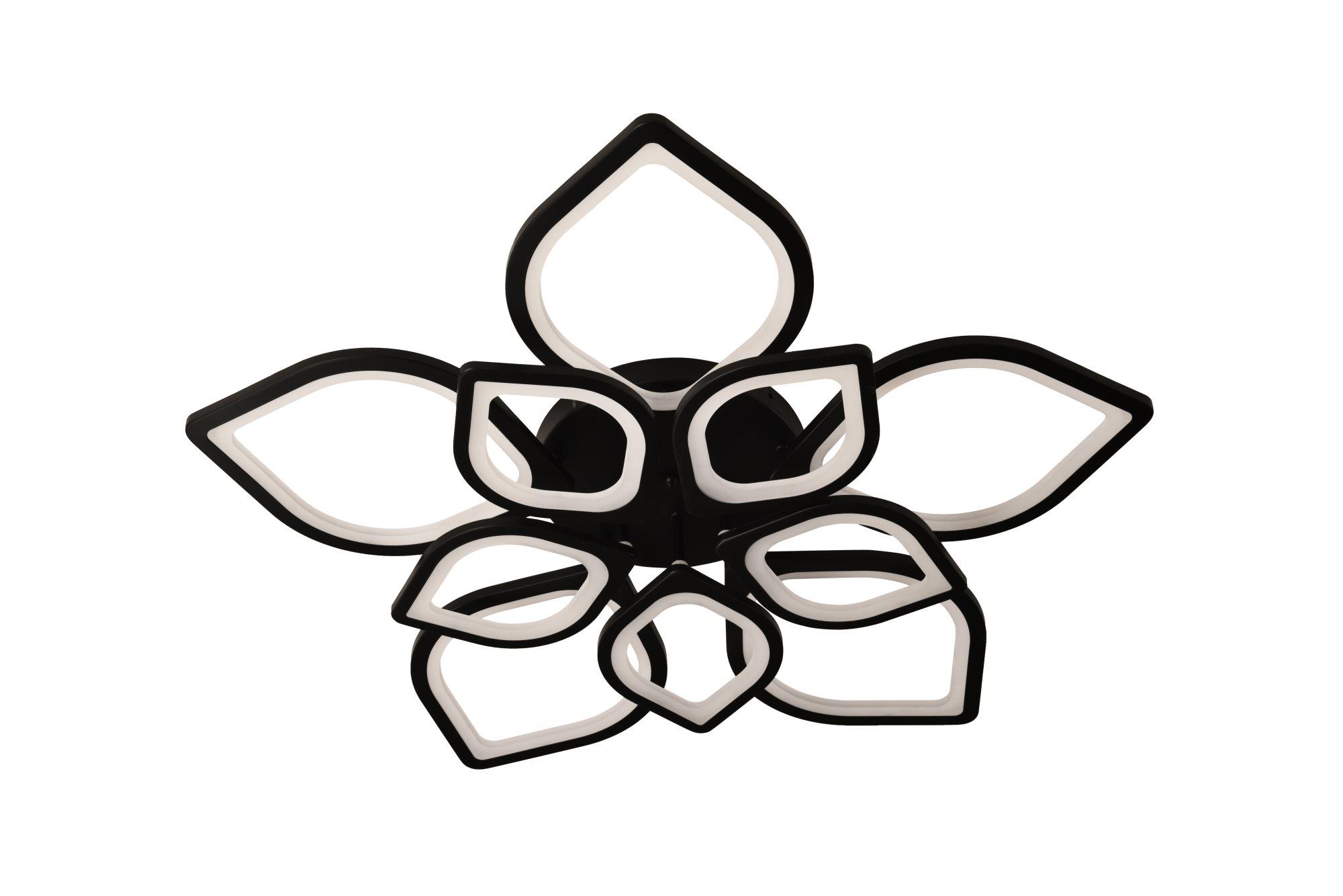 Люстра акриловая светодиодная Valeso V L6133-10 BK (000040989)