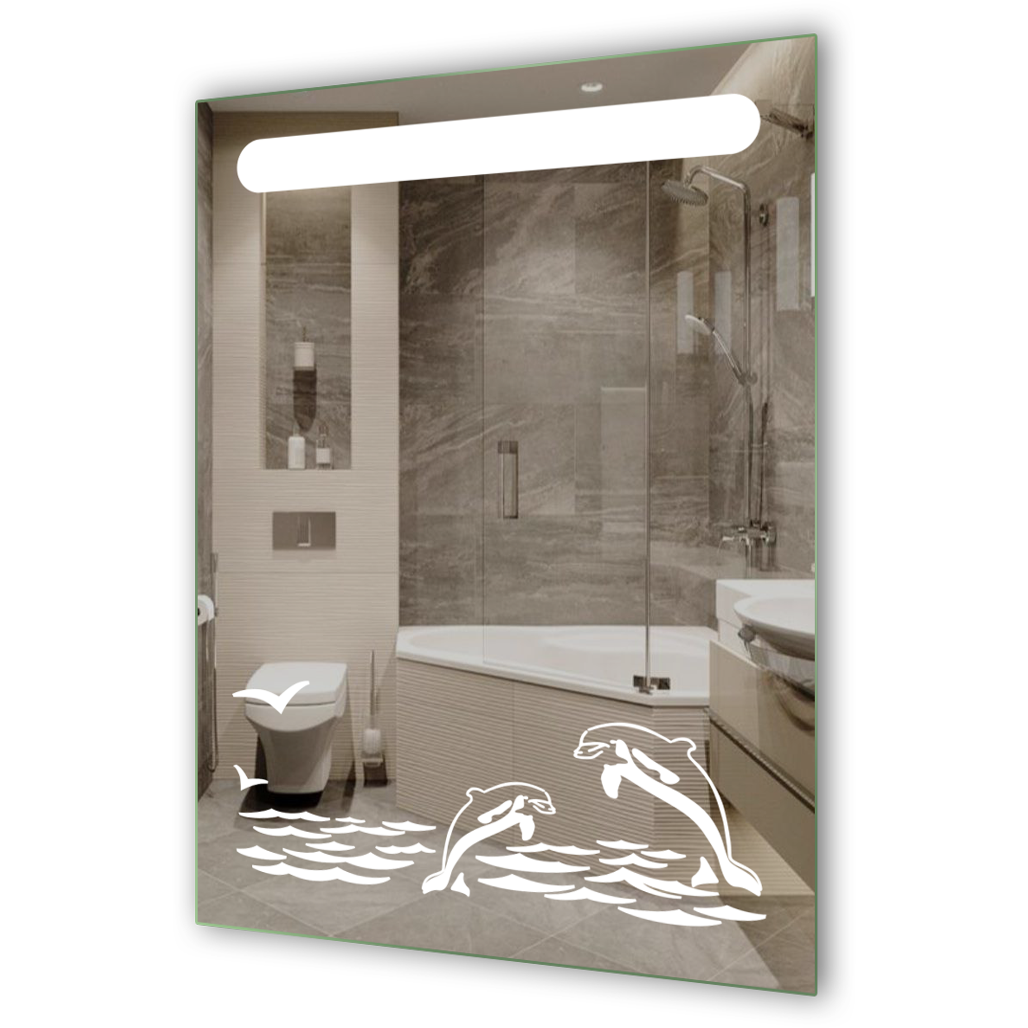 Зеркало DecorLed Led с подсветкой в ​​ванную комнату 600x800 мм (ZSD-051)