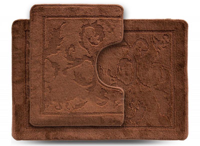 Набор ковриков для ванной Dariana Econom D-6539 2 шт. Бежевый (5-Econom)