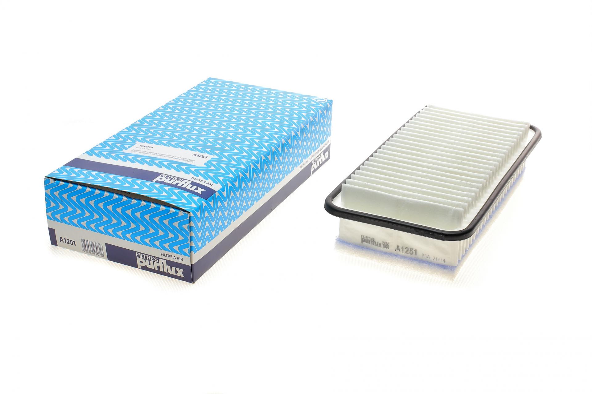 Фільтр повітряний PURFLUX для Toyota Yaris 1,4 D-4D 05-12- (A1251)