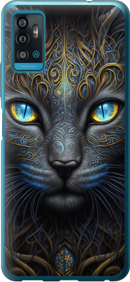 Чехол на ZTE Blade A71 Кошка (5548u-2523-42517)