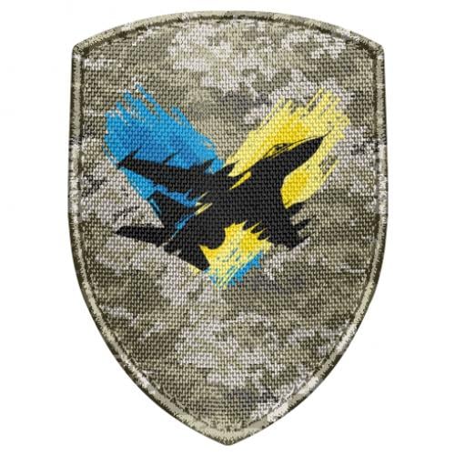 Шеврон щит F-16 Украина (17683110-22-201517)