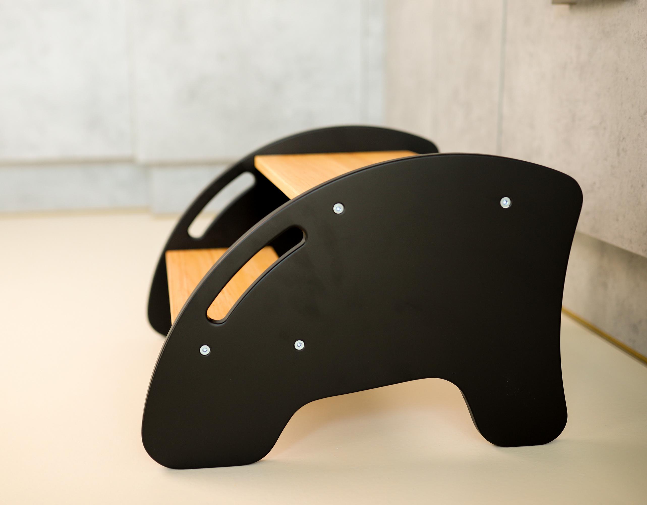 Дитяча підставка-сходинка Just Kids для кухні та ванної з вільхи Чорний - фото 4 Дитяча підставка-сходинка Just Kids для кухні та ванної з вільхи Чорний - фото 4