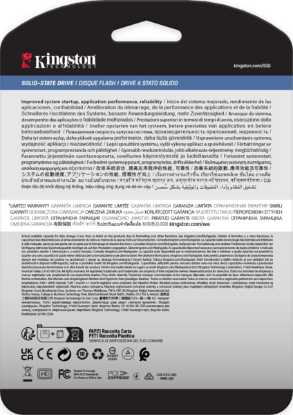 SSD-накопитель Kingston DC2000B 960GB M.2 PCIe 4.0 (SEDC2000BM8/960G) - фото 5