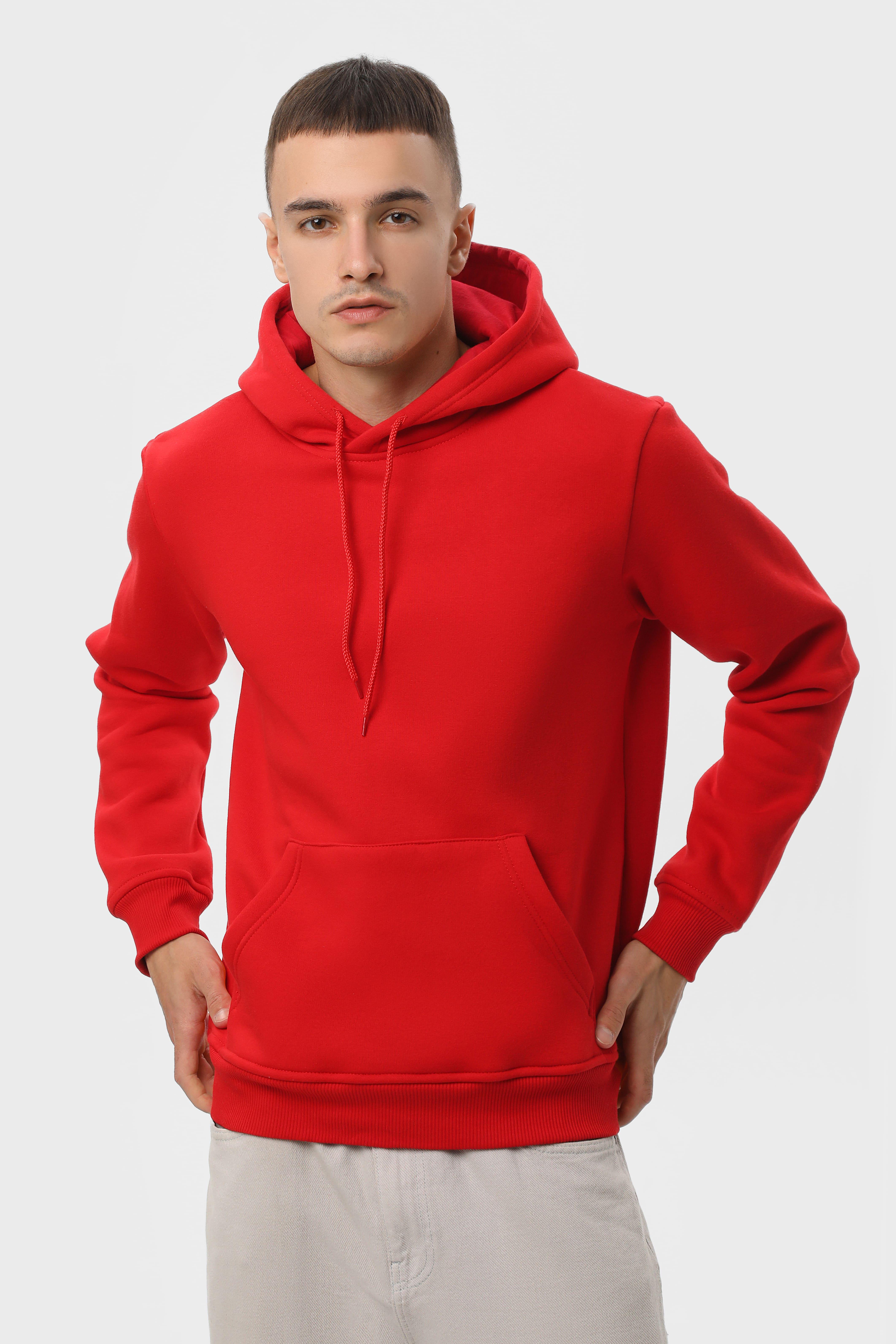 Худи утепленный RAY BASIC U0401 UNISEX XS Красный