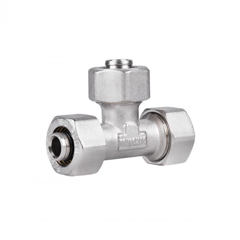 Трійник обтискний SD Plus 16x16x16 мм (SD158W161616)