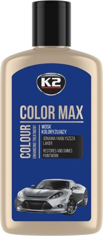 Полироль восковой для кузова K2 Max Color 250 мл Синий (K020BLUE)