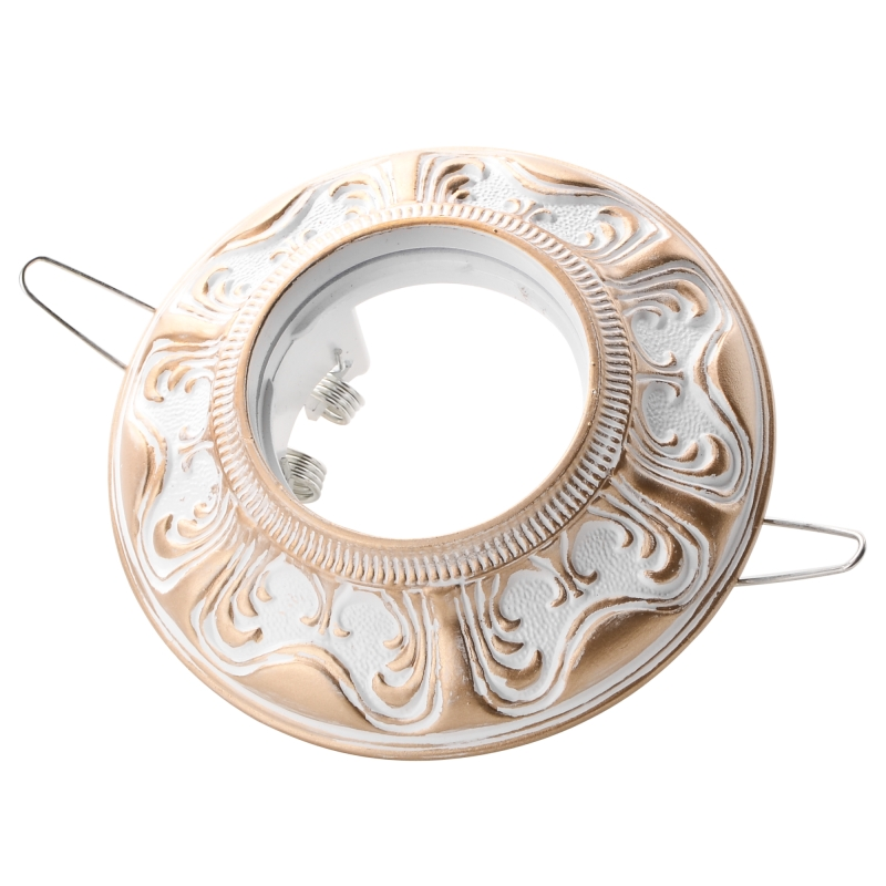 Светильник точечный декоративный Brille HDL-M14 MR16 Белый/Золотистый