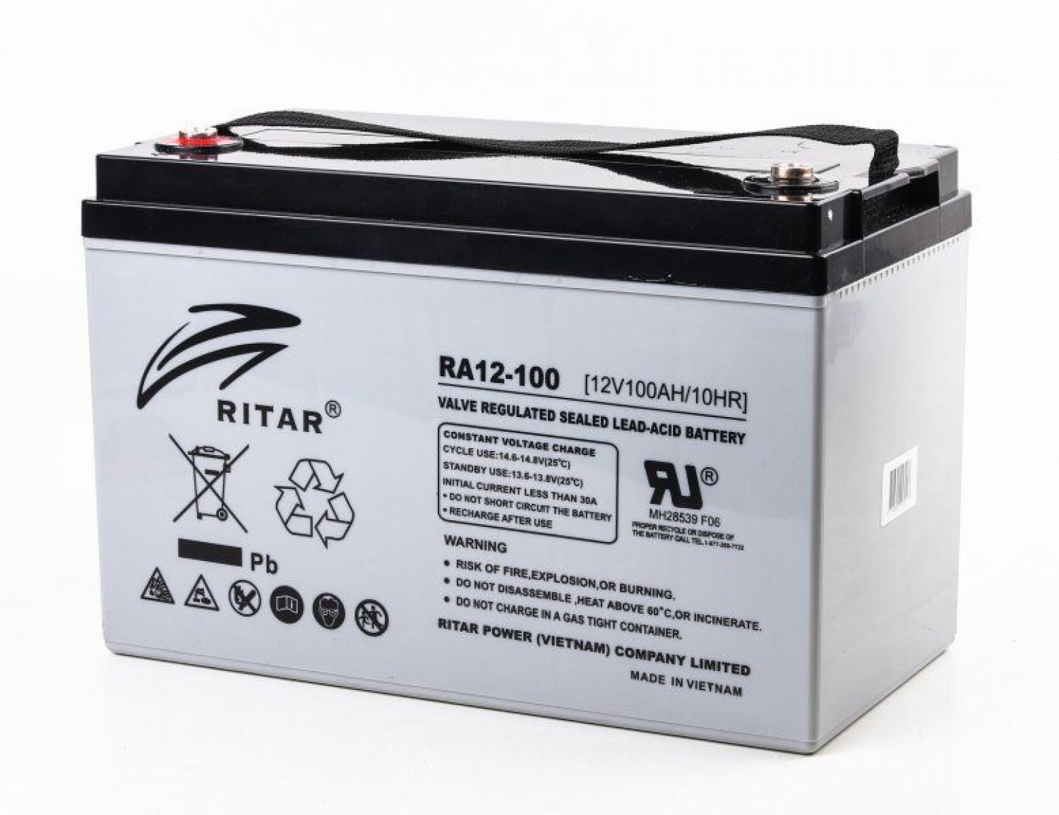 ᐉ Аккумулятор для ИБП Ritar AGM 12V-100AH (RA12-100) • Купить в Киеве ...