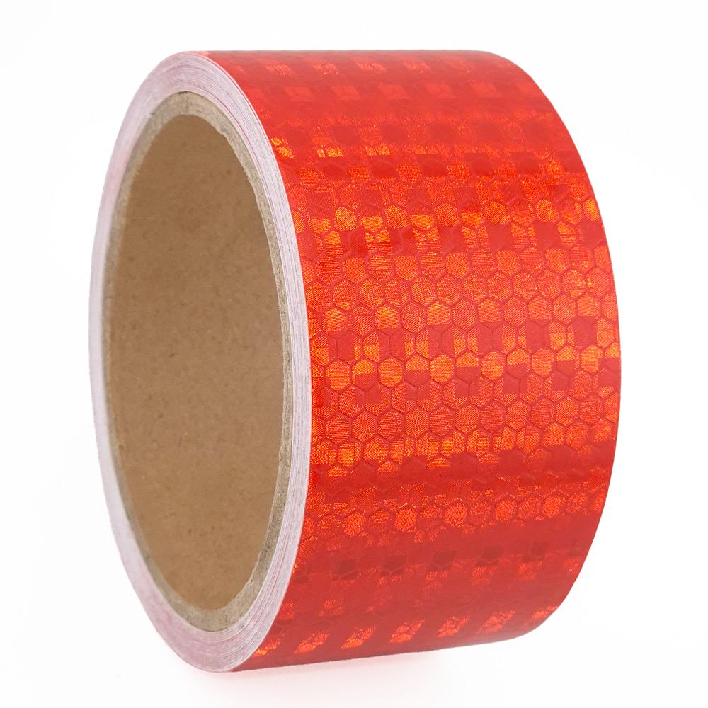 Светоотражающая лента клейкая HF Lattice 5 с м х 5 м Красный (544062255)