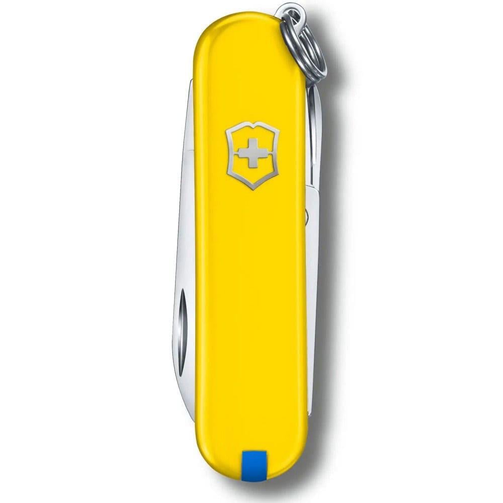 Нож складной Victorinox CLASSIC SD UKRAINE 7 функций 58 мм Yellow/Blue (Vx06223.8G.2) Нож складной Victorinox CLASSIC SD UKRAINE 7 функций 58 мм Yellow/Blue (Vx06223.8G.2)
