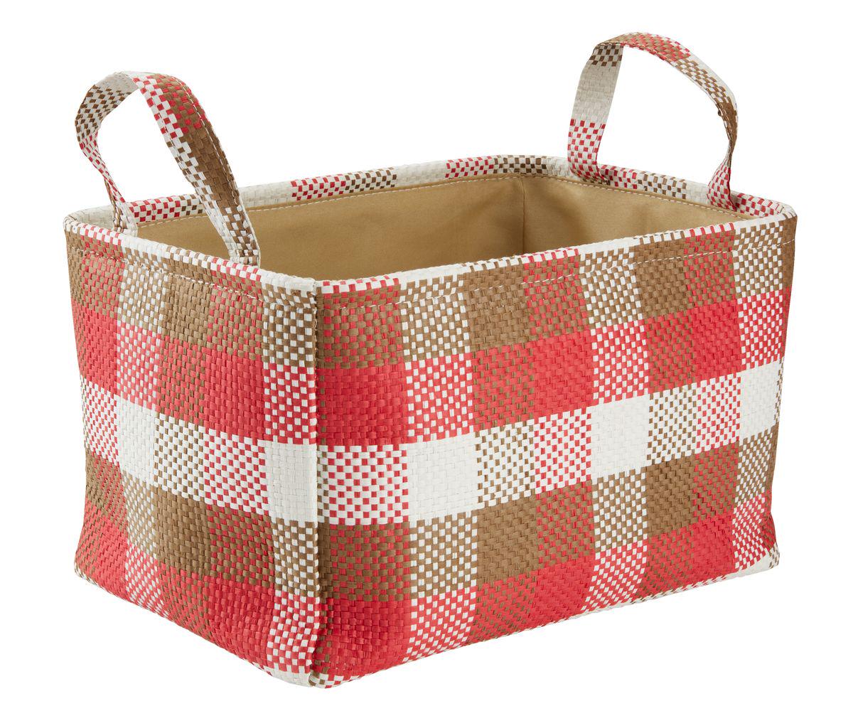 Корзина для хранения с ручками 23x34х20 см