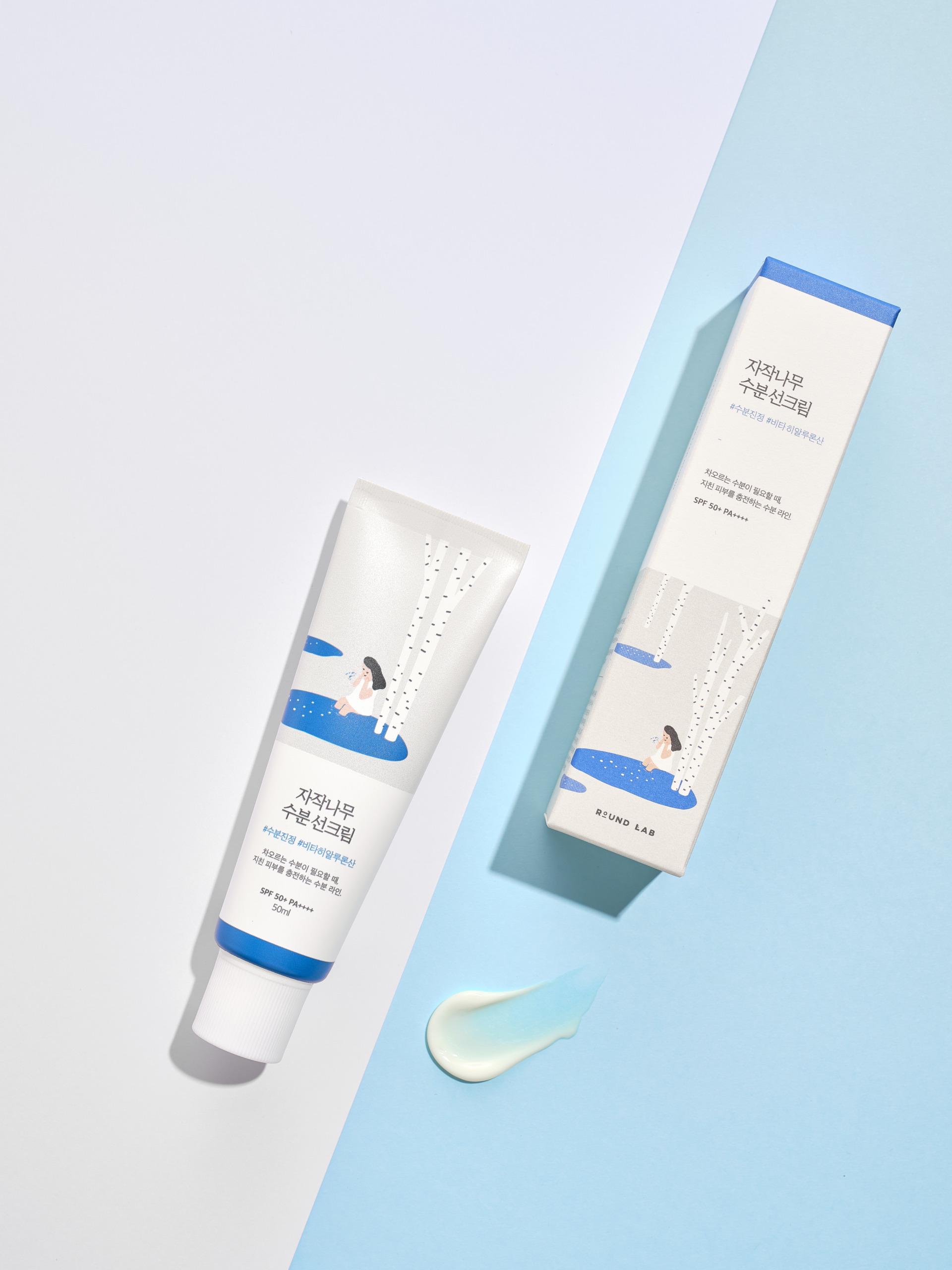 Крем для лица увлажняющий солнцезащитный Round Lab Birch Juice Moisturizing Sunscreen SPF 50+ PA++++ 50 мл (0302051) - фото 13 Крем для лица увлажняющий солнцезащитный Round Lab Birch Juice Moisturizing Sunscreen SPF 50+ PA++++ 50 мл (0302051) - фото 13