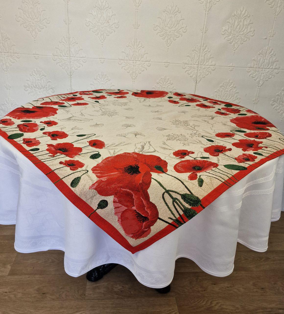 Скатерть квадратная гобеленовая Milano cod 78 100x100 см (CN40115)