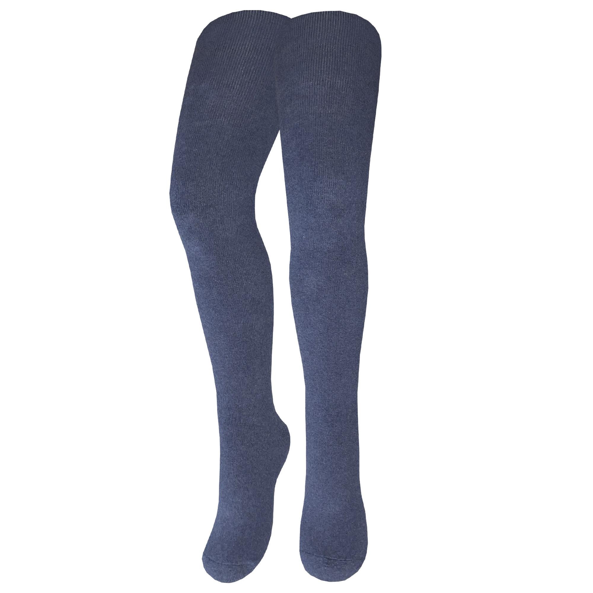 Колготки детские махровые Легка Хода 8232 98-104см Джинс-меланж