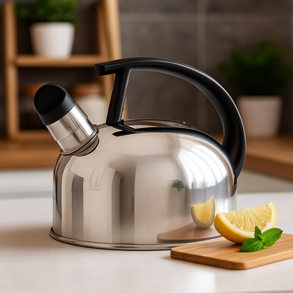 Чайник для плиты со свистком EdgeSteel нержавеющая сталь одинарное дно 1,5 л (03-MH-1762) - фото 4 Чайник для плиты со свистком EdgeSteel нержавеющая сталь одинарное дно 1,5 л (03-MH-1762) - фото 4