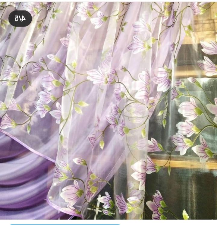 Фіранка Камелія ліва Гілочки бузку (1501375227) - фото 4