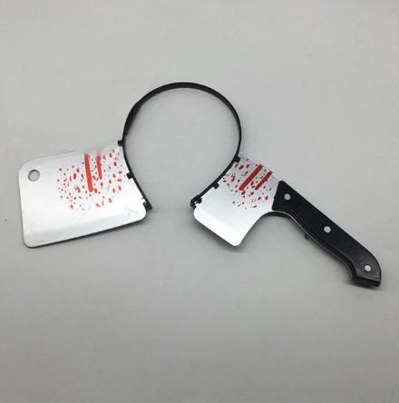 Обруч для Хэллоуина Топор One size Разноцветный (51001)