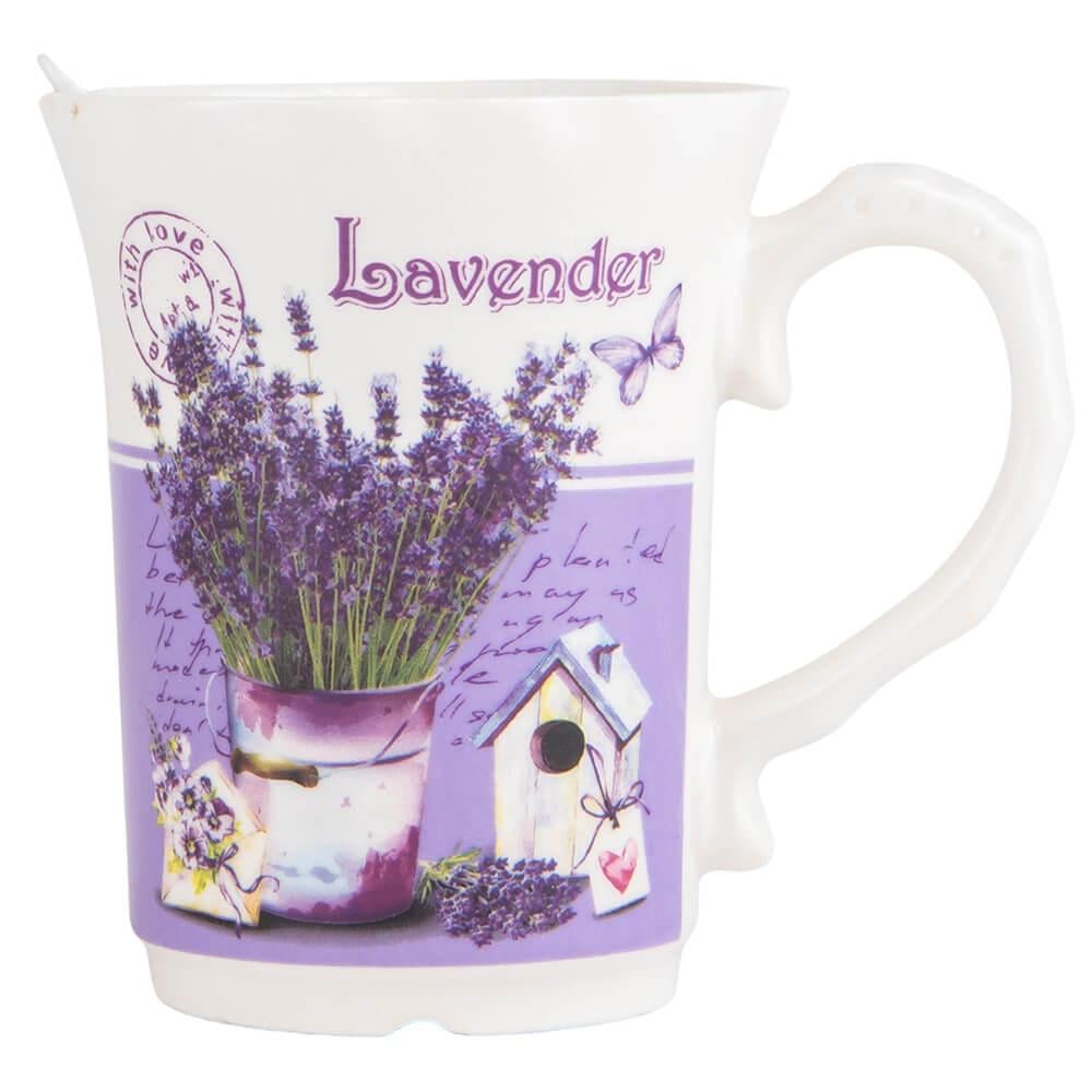 Кружка керамическая Elisey Lavender Serenade 350 мл Белый (18901-023) Кружка керамическая Elisey Lavender Serenade 350 мл Белый (18901-023)