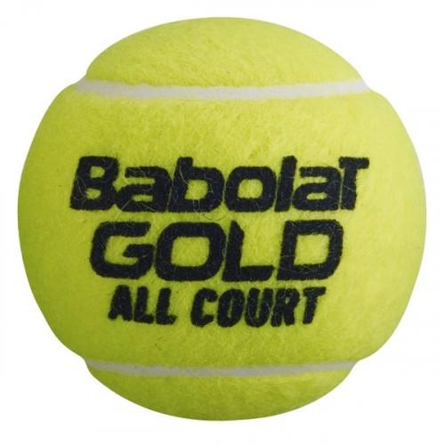 М'ячі для великого тенісу Babolat Gold all court 4 ball (502085/113y) - фото 2