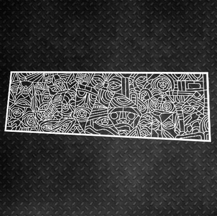 Трафарет многоразовый DFA Лофт 21 для штукатурки и краски (L00021)