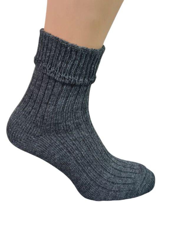 Шкарпетки вовна термо SS р. 42-45 6 п/уп. Темно-сірий - фото 2