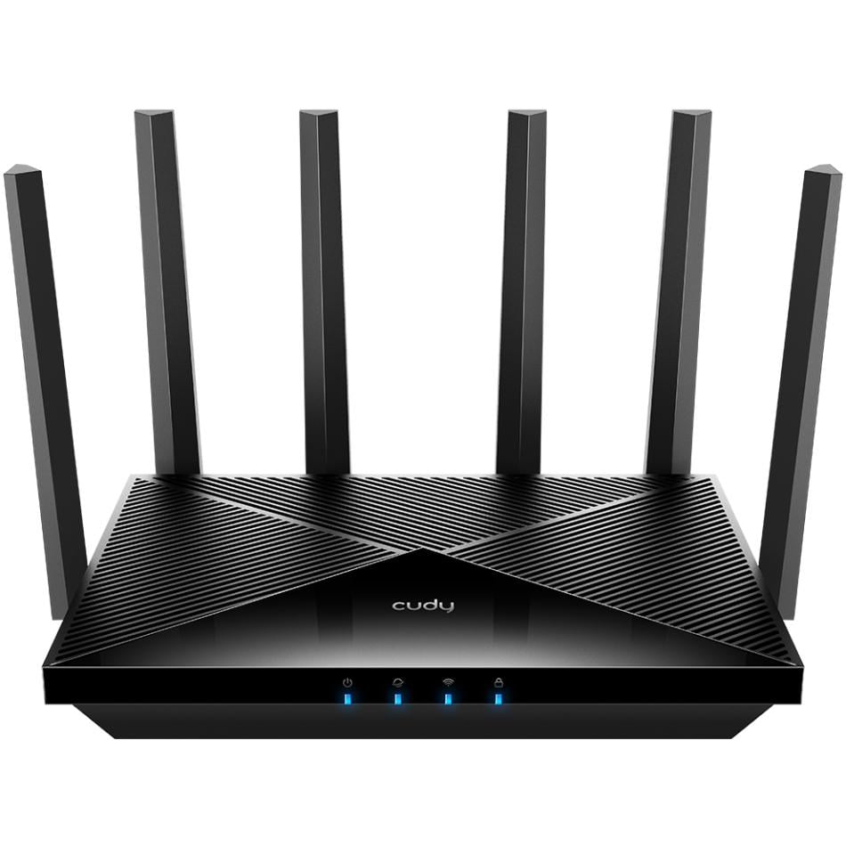 Маршрутизатор Cudy WR6500 BE6500 Wi-Fi 7 Router 2,4 ГГц/5 ГГц 2,5G Black (WR6500H)