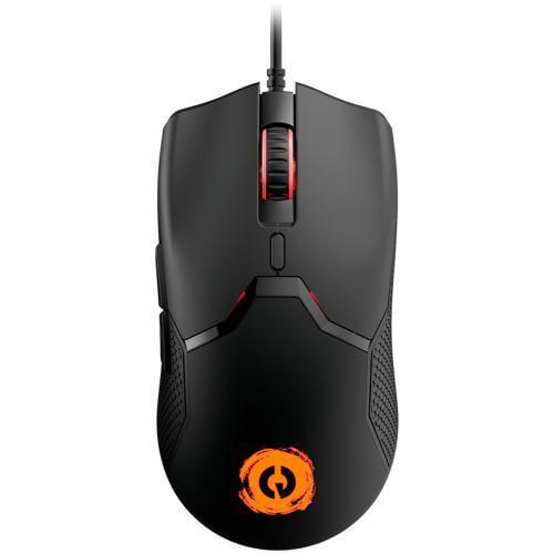 Мышь Canyon GM-116 'Carver', черный, USB, оптическая (сенсор A603EP), 3600 dpi, подсветка, 6 кнопок, 1.65 м (CND-SGM116)