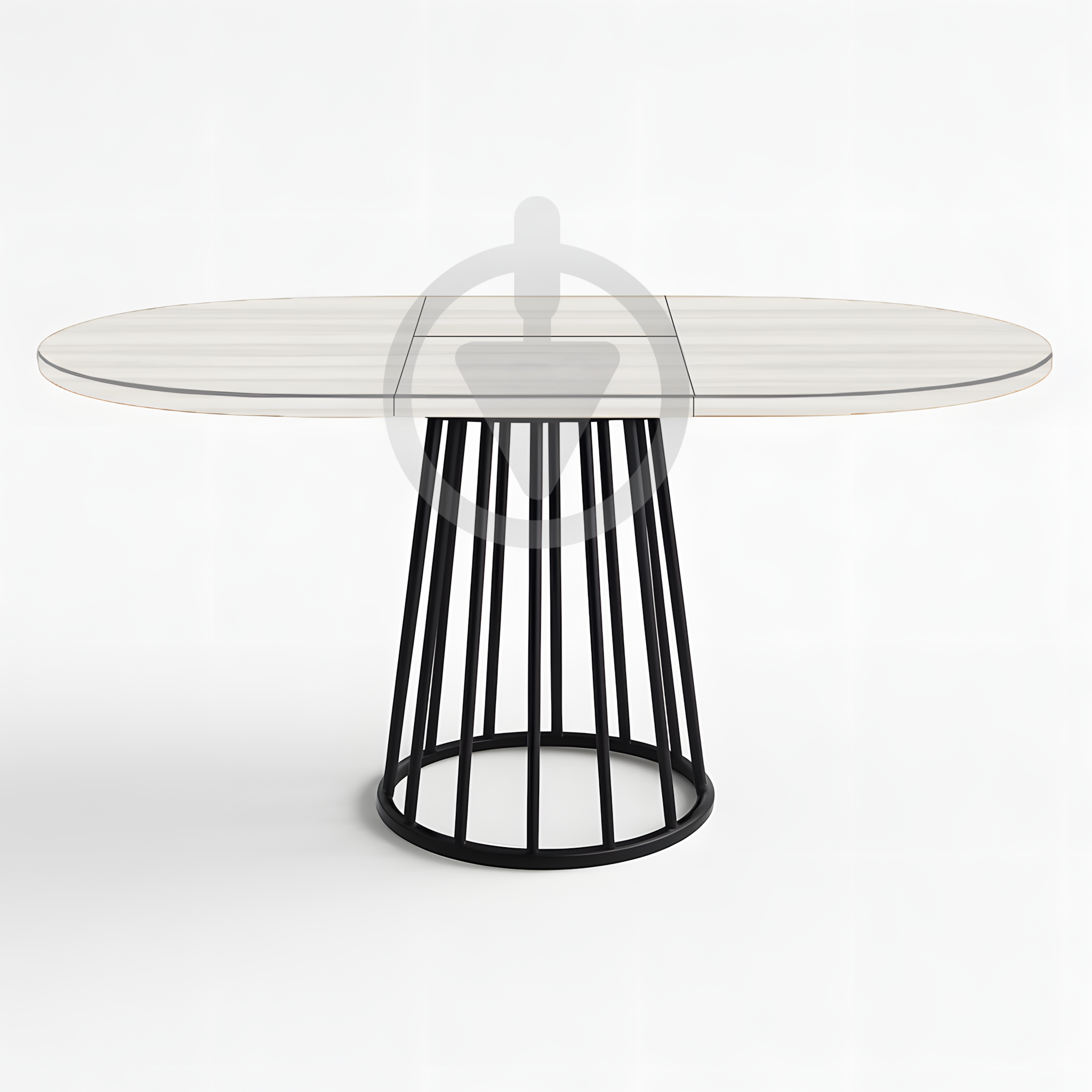 Стол кухонный раскладной RoMax Elegant Slide 80x80/110x80 см Loft Дуб Серфсайд/Черный - фото 2 Стол кухонный раскладной RoMax Elegant Slide 80x80/110x80 см Loft Дуб Серфсайд/Черный - фото 2