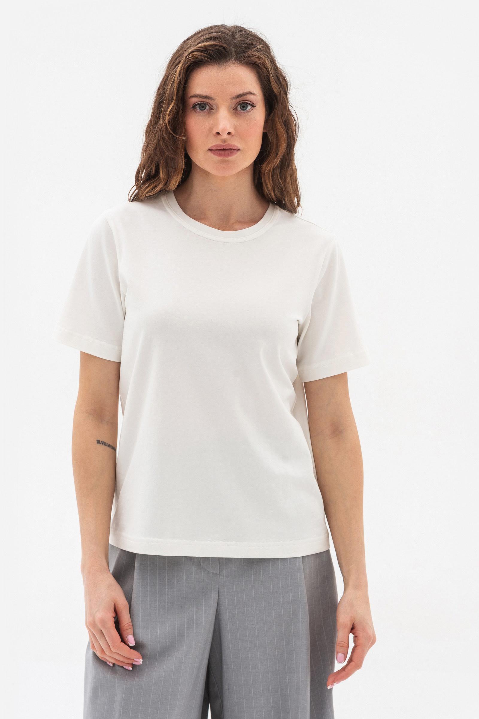 Футболка Lesia Лукрэ 03 р. 50 Молочный (157230000)