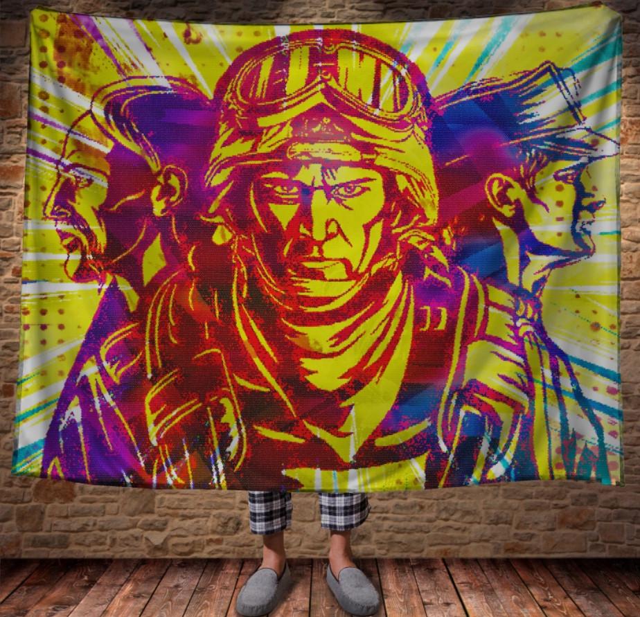 Плед с 3D принтом Защитник Украины 150х200 см (epi_0237)