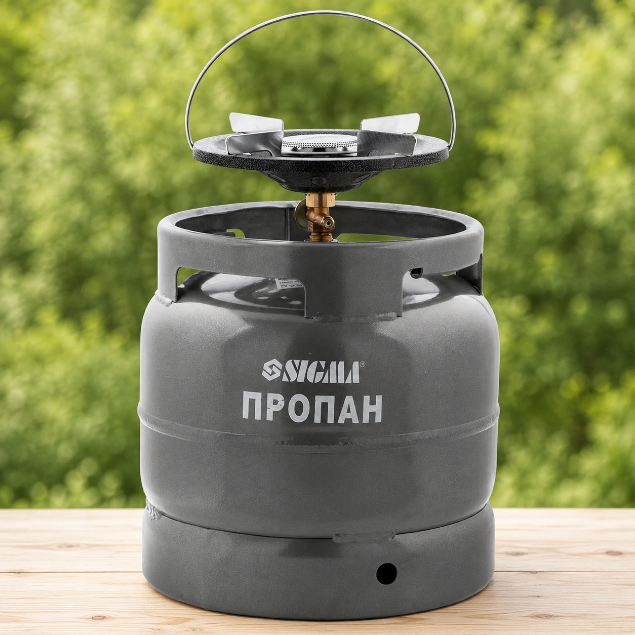 Баллон газовый Sigma SG-2903261 15 л 2,2 кВт комплект с газовой горелкой (3171702753)
