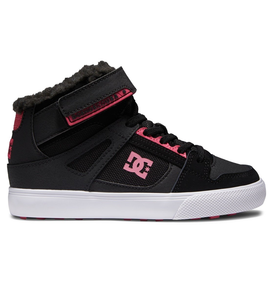 Кросівки DC Shoes Pure High Top Wnt р. 37/6/24,5 см Чорний/Рожевий