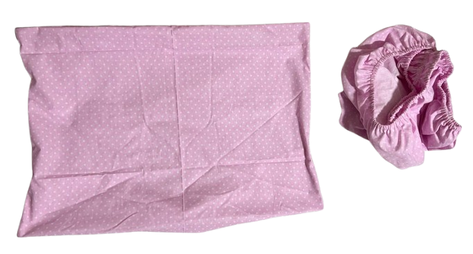 Комплект постельного белья детский наволочка и простынь на резинке (1114)