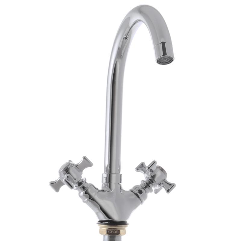 Змішувач кухонний двовентильний Cron Zeus 275 (CR0085) - фото 2