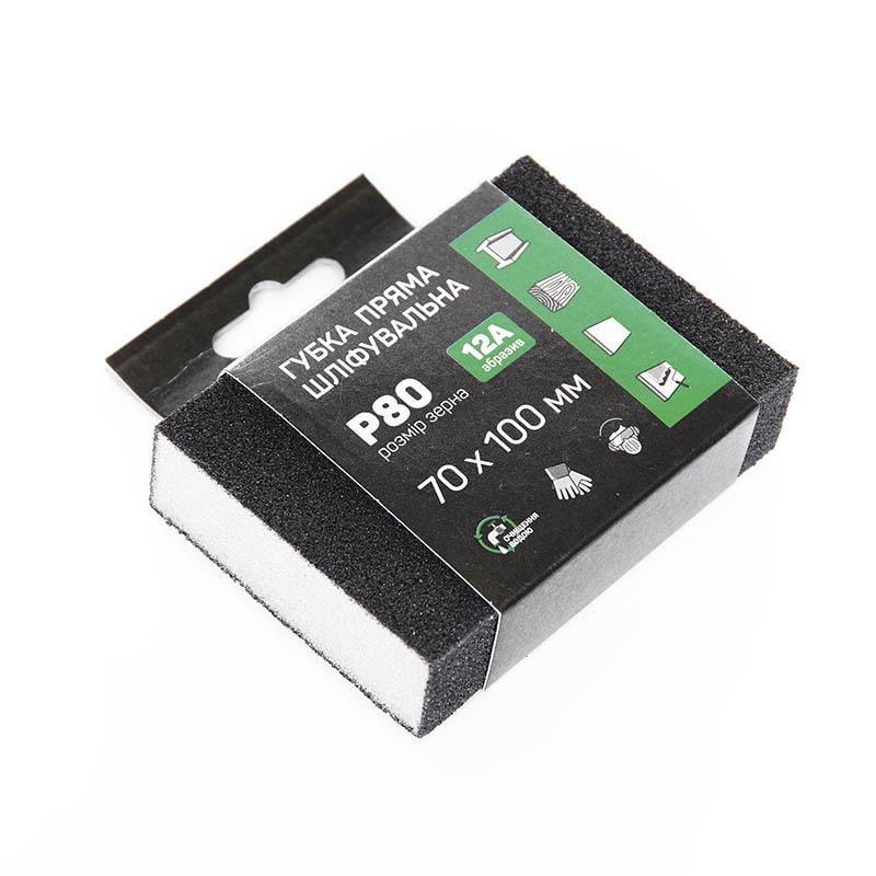Губка шлифовальная Apro четырехсторонняя прямая P80 (828092)